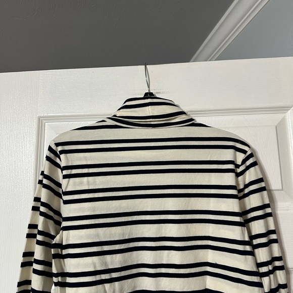 The Talbots Tee Striped Turtleneck - Picture 9 of 13